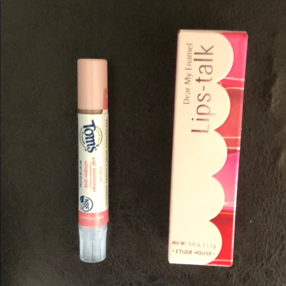 Dear my enamel lips talk & Tom’s Lip Shimmer